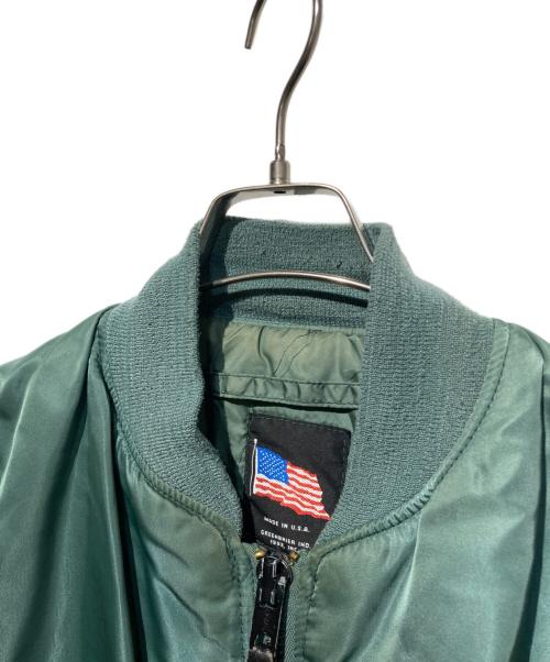 Green brier（グリーンブライヤー）Green brier (グリーンブライヤー) MA-1フライトジャケット オリーブ サイズ:　の古着・服飾アイテム