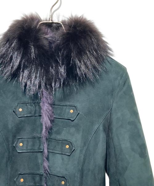 DOUBLE STANDARD CLOTHING（ダブルスタンダードクロージング）DOUBLE STANDARD CLOTHING (ダブルスタンダードクロージング) ラクーンファームートンコート ブラック サイズ:不明の古着・服飾アイテム