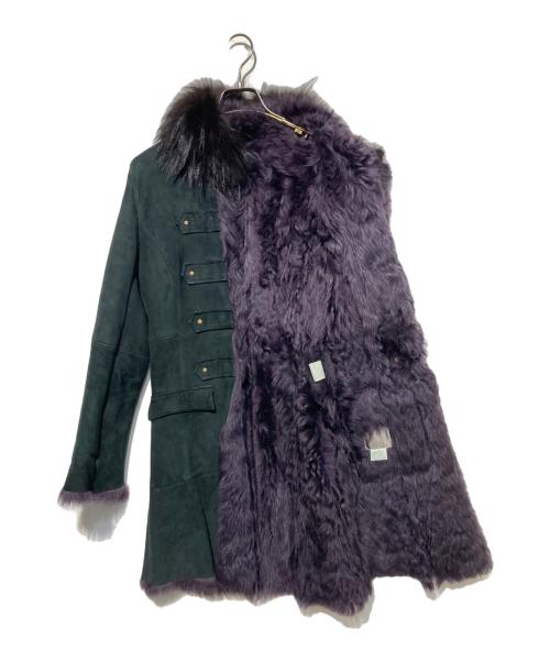 DOUBLE STANDARD CLOTHING（ダブルスタンダードクロージング）DOUBLE STANDARD CLOTHING (ダブルスタンダードクロージング) ラクーンファームートンコート ブラック サイズ:不明の古着・服飾アイテム