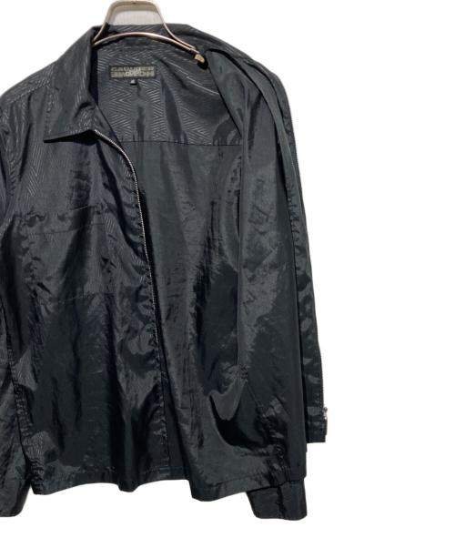 GAULTIER HOMME objet（ゴルチエオムオブジェ）GAULTIER HOMME objet (ゴルチエオムオブジェ) ジップアップシャツブルゾン ブラック サイズ:46の古着・服飾アイテム