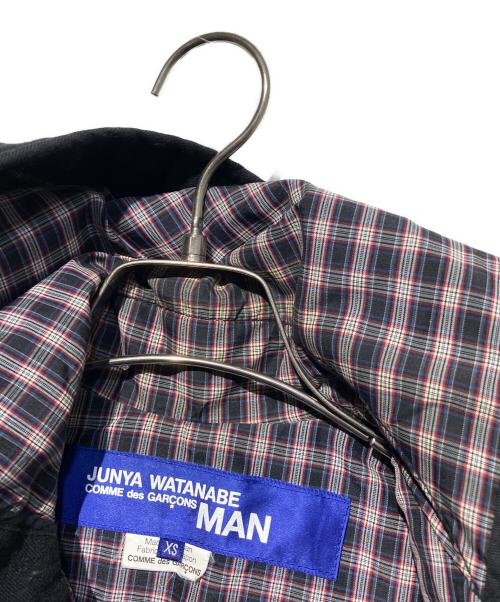 COMME des GARCONS JUNYA WATANABE MAN（コム デ ギャルソン ジュンヤ ワタナベ マン）COMME des GARCONS JUNYA WATANABE MAN (コム デ ギャルソン ジュンヤ ワタナベ マン) トグルボタン ダウンベスト ブラック サイズ:XSの古着・服飾アイテム