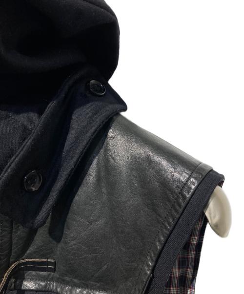 COMME des GARCONS JUNYA WATANABE MAN（コム デ ギャルソン ジュンヤ ワタナベ マン）COMME des GARCONS JUNYA WATANABE MAN (コム デ ギャルソン ジュンヤ ワタナベ マン) トグルボタン ダウンベスト ブラック サイズ:XSの古着・服飾アイテム