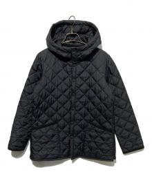 Barbour（バブアー）の古着「フーデッドキルティングジャケット」｜ブラック