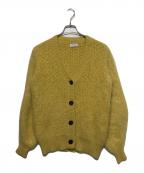 ROBERTO COLLINA×martiniqueロベルトコリーナ×マルティニーク）の古着「アンゴラケーブルカーディガン」｜イエロー