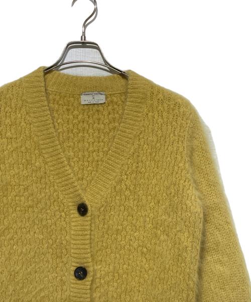ROBERTO COLLINA（ロベルトコリーナ）ROBERTO COLLINA (ロベルトコリーナ) martinique (マルティニーク) アンゴラケーブルカーディガン イエロー サイズ:Ｓの古着・服飾アイテム