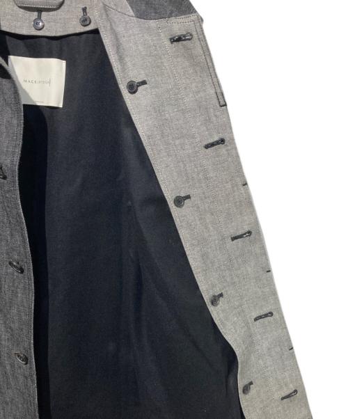 MACKINTOSH（マッキントッシュ）MACKINTOSH (マッキントッシュ) ライナー付デニムステンカラーコート グレー サイズ:38の古着・服飾アイテム
