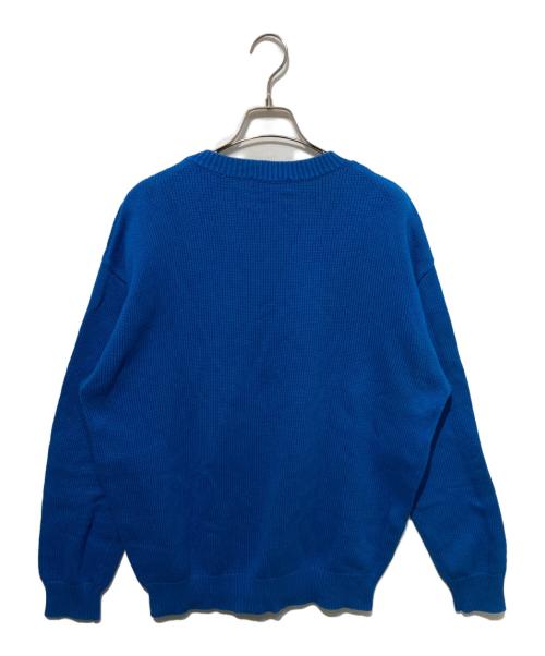 Hysteric Glamour（ヒステリックグラマー）Hysteric Glamour (ヒステリックグラマー) 20AW ジャガードプルオーバー ブルー サイズ:Lの古着・服飾アイテム