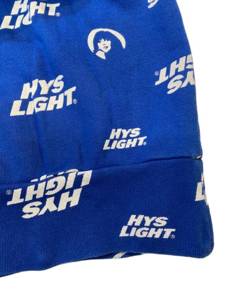 Hysteric Glamour（ヒステリックグラマー）Hysteric Glamour (ヒステリックグラマー) HYS LIGHT 総柄ジップパーカー ブルー サイズ:Sの古着・服飾アイテム
