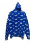 Hysteric Glamour (ヒステリックグラマー) HYS LIGHT 総柄ジップパーカー ブルー サイズ:S：12000円