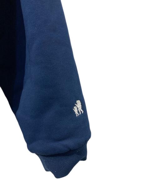 Aape BY A BATHING APE（エーエイプ バイ アベイシングエイプ）Aape BY A BATHING APE (エーエイプ バイ アベイシングエイプ) Moonface logo gradient zip-up fleece hoodie グリーン×ブルー サイズ:Mの古着・服飾アイテム