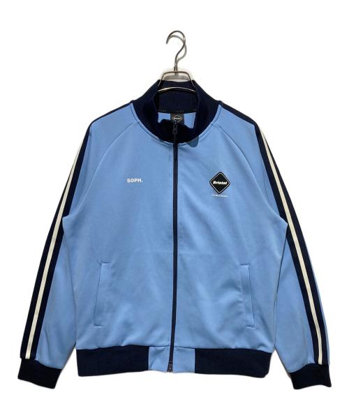 F.C.R.B.（エフシーレアルブリストル）F.C.R.B. (エフシーレアルブリストル) TRAINING TRACK JACKET ライトブルー サイズ:XXLの古着・服飾アイテム