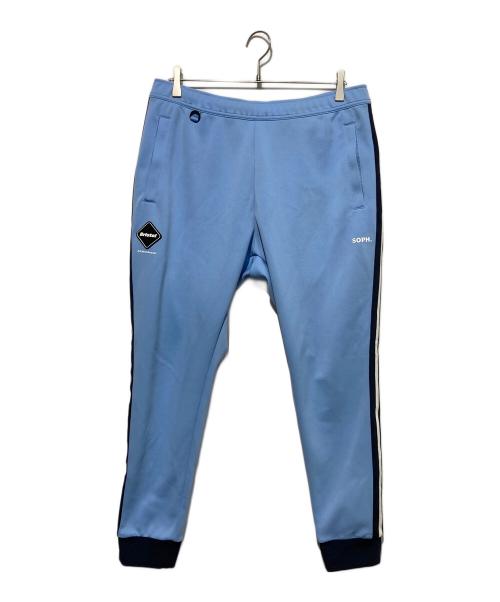 F.C.R.B.（エフシーレアルブリストル）F.C.R.B. (エフシーレアルブリストル) TRAINING TRACK RIBBED PANTS ライトブルー サイズ:XXLの古着・服飾アイテム