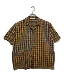 Acne studios（アクネ ストゥディオズ）の古着「チェックシャツ」｜ブラウン