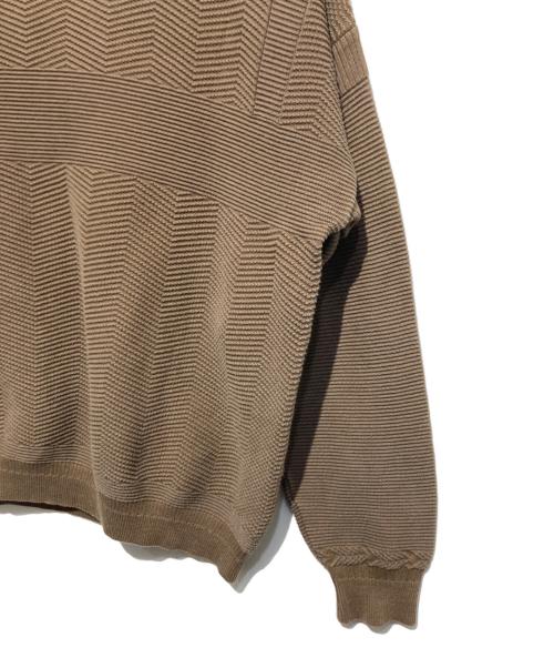 yashiki（ヤシキ）YASHIKI (ヤシキ) Ginrei Knit ブラウン サイズ:1の古着・服飾アイテム