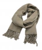 HERMESエルメス）の古着「カシミヤマフラー」｜ベージュ