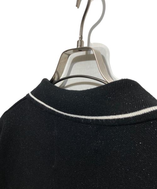 DAIRIKU（ダイリク）DAIRIKU (ダイリク) lame soccer uniform knit pullover ブラック サイズ:Mの古着・服飾アイテム