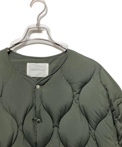MIDIUMISOLID（ミディウミソリッド）MIDIUMISOLID (ミディウミソリッド) キルティングダウンジャケット グリーン サイズ:38の古着・服飾アイテム