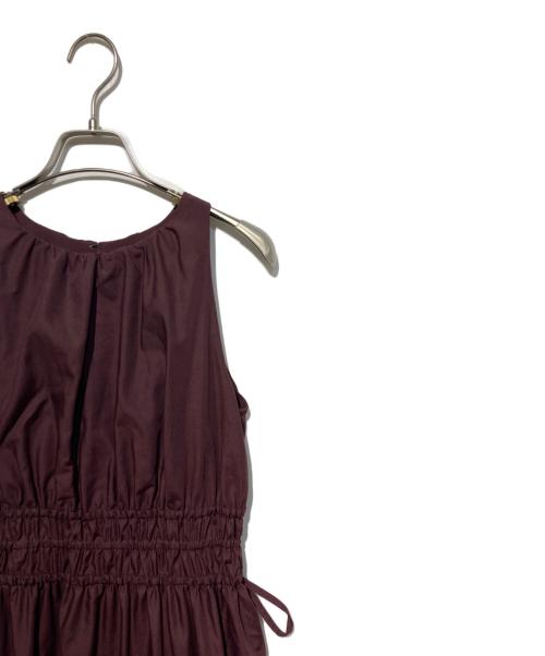 HER LIP TO（ハーリップトゥ）Her lip to (ハーリップトゥ) Riviera Bow Tiered Long Dress ブラウン サイズ:Mの古着・服飾アイテム