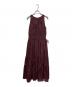 Her lip to（ハーリップトゥ）の古着「Riviera Bow Tiered Long Dress」｜ブラウン