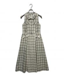 HER LIP TO（ハーリップトゥ）の古着「Faubourg Tweed Dress」｜ベージュ