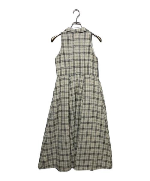 HER LIP TO（ハーリップトゥ）Her lip to (ハーリップトゥ) Faubourg Tweed Dress ベージュ サイズ:Mの古着・服飾アイテム