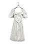 Her lip to（ハーリップトゥ）の古着「Papillon Stripe Shirt Dress」｜ホワイト