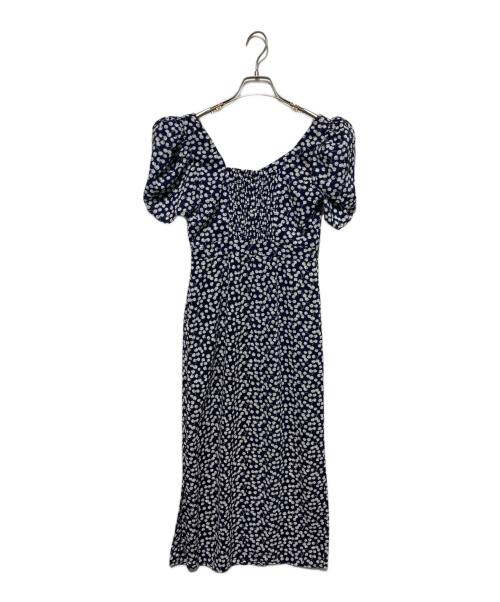 HER LIP TO（ハーリップトゥ）Her lip to (ハーリップトゥ) Cherry Pattern Cache-Coeur One-Piece ネイビー サイズ:XSの古着・服飾アイテム