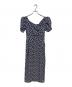 Her lip to（ハーリップトゥ）の古着「Cherry Pattern Cache-Coeur One-Piece」｜ネイビー