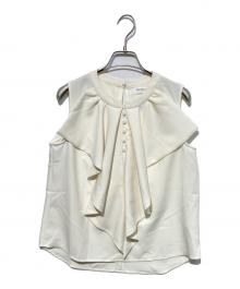 HER LIP TO（ハーリップトゥ）の古着「Fleurine Ruffle Blouse」｜ホワイト