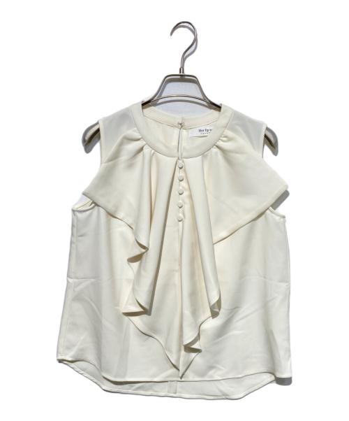 HER LIP TO（ハーリップトゥ）Her lip to (ハーリップトゥ) Fleurine Ruffle Blouse ホワイト サイズ:Sの古着・服飾アイテム