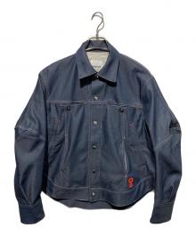 OMMO（オーエムエムオー）の古着「SQUARE SLEEVE JK」｜インディゴ