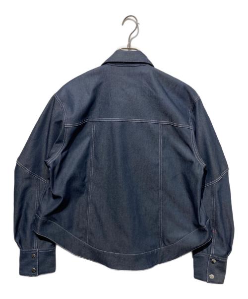 OMMO（オーエムエムオー）OMMO (オーエムエムオー) SQUARE SLEEVE JK インディゴ サイズ:Freeの古着・服飾アイテム