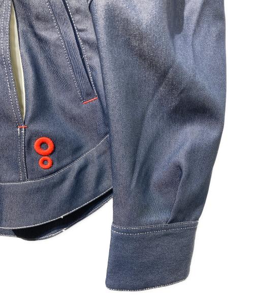 OMMO（オーエムエムオー）OMMO (オーエムエムオー) SQUARE SLEEVE JK インディゴ サイズ:Freeの古着・服飾アイテム