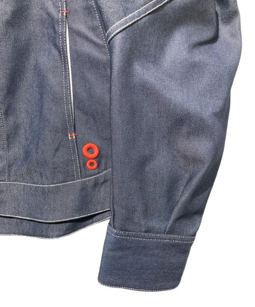 OMMO（オーエムエムオー）OMMO (オーエムエムオー) SQUARE SLEEVE JK インディゴ サイズ:Freeの古着・服飾アイテム