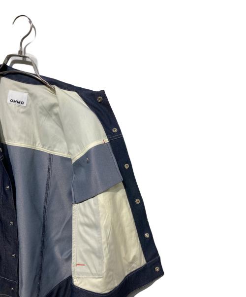 OMMO（オーエムエムオー）OMMO (オーエムエムオー) SQUARE SLEEVE JK インディゴ サイズ:Freeの古着・服飾アイテム
