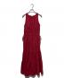 Her lip to（ハーリップトゥ）の古着「Riviera Bow Tiered Long Dress」｜レッド