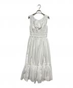 HER LIP TOハーリップトゥ）の古着「Riviera Double Bow Dress」｜ホワイト