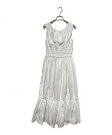 HER LIP TO（ハーリップトゥ）の古着「Riviera Double Bow Dress」｜ホワイト