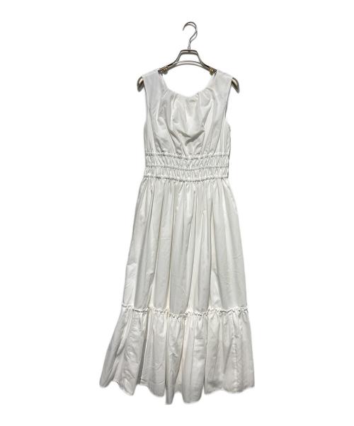 HER LIP TO（ハーリップトゥ）Her lip to (ハーリップトゥ) Riviera Double Bow Dress ホワイト サイズ:Mの古着・服飾アイテム