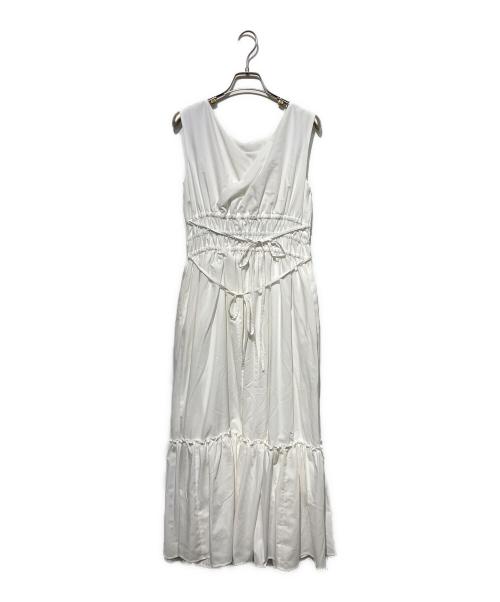 HER LIP TO（ハーリップトゥ）Her lip to (ハーリップトゥ) Riviera Double Bow Dress ホワイト サイズ:Mの古着・服飾アイテム