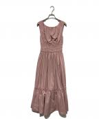HER LIP TOハーリップトゥ）の古着「Riviera Double Bow Dress」｜ピンク