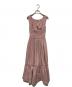 Her lip to（ハーリップトゥ）の古着「Riviera Double Bow Dress」｜ピンク