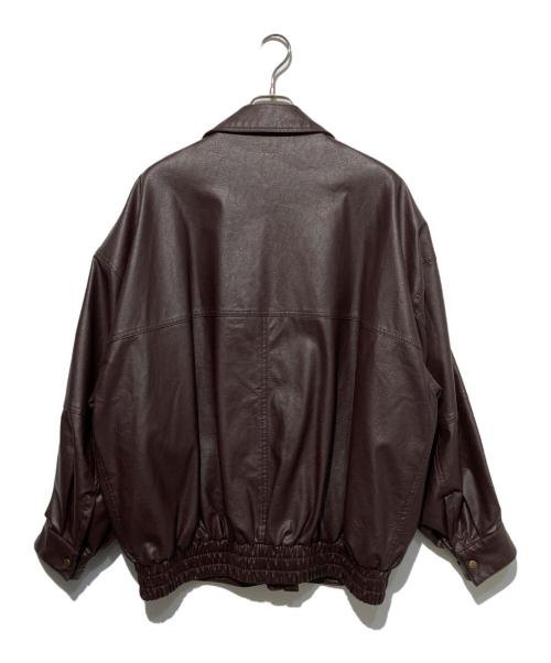 FREAK'S STORE（フリークスストア）FREAK'S STORE (フリークスストア) フェイクレザージャケット ブラウン サイズ:FREEの古着・服飾アイテム