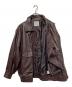 中古・古着 FREAK'S STORE (フリークスストア) フェイクレザージャケット ブラウン サイズ:FREE：6000円
