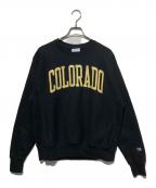Champion REVERSE WEAVEチャンピオン リバース ウィーブ）の古着「COLORADO  カレッジプリントスウェット」｜ブラック