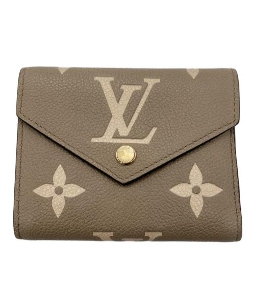 LOUIS VUITTON（ルイ ヴィトン）LOUIS VUITTON (ルイ ヴィトン) ポルトフォイユ・ヴィクトリーヌ コンパクトウォレット ベージュの古着・服飾アイテム