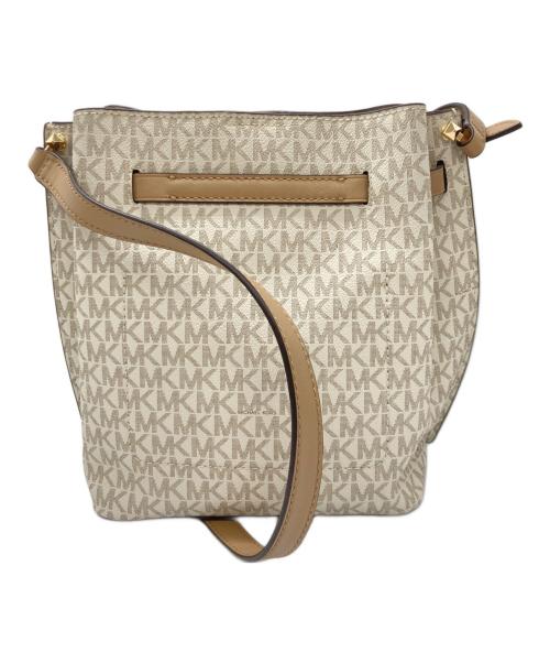 MICHAEL KORS（マイケル・コース）MICHAEL KORS (マイケル・コース) ハミルトンショルダーバッグ アイボリーの古着・服飾アイテム