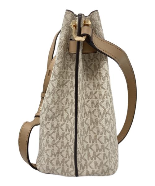 MICHAEL KORS（マイケル・コース）MICHAEL KORS (マイケル・コース) ハミルトンショルダーバッグ アイボリーの古着・服飾アイテム