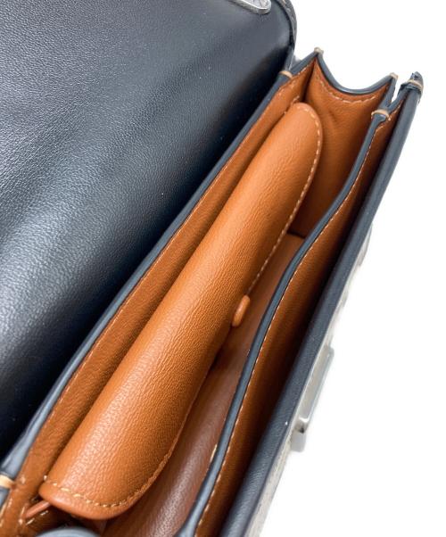 COACH（コーチ）COACH (コーチ) バンディット クロスボディ・シグネチャー テキスタイル ジャカード ブラック×ベージュの古着・服飾アイテム