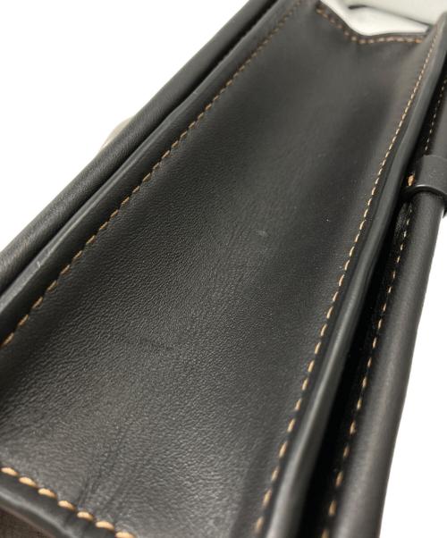 COACH（コーチ）COACH (コーチ) バンディット クロスボディ・シグネチャー テキスタイル ジャカード ブラック×ベージュの古着・服飾アイテム